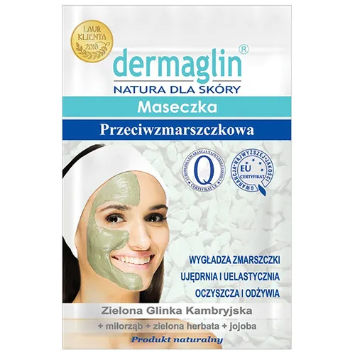 Dermaglin Maseczka przeciwzmarszczkowa z zieloną glinką kambryjską - 1