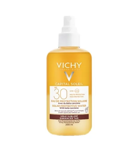 Vichy Capital Soleil, Solar Protective Water with Beta-Carotene SPF30 (Mgiełka przyspieszająca opalanie z beta-karotenem)
