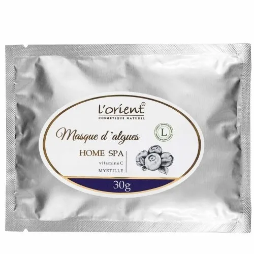 l'Orient Masque d'Algues Home Spa Vitamine C Myrtille (Maska algowa kojąca z borówką i wit. C)