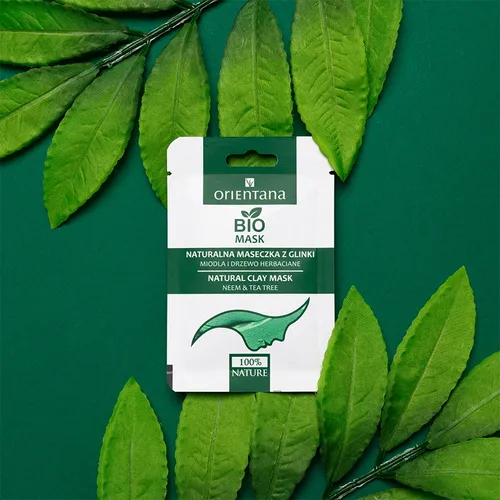 Orientana Bio Mask, Naturalna Maseczka z glinki `Miodla i drzewo herbaciane` - 2
