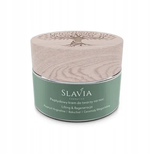 Slavia Cosmetics Peptydowy krem do twarzy na noc `Lifting & regeneracja`