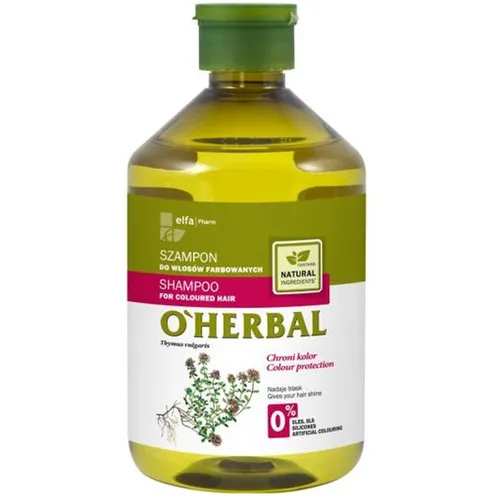 O'Herbal Szampon do włosów farbowanych z ekstraktem z macierzanki tymianku