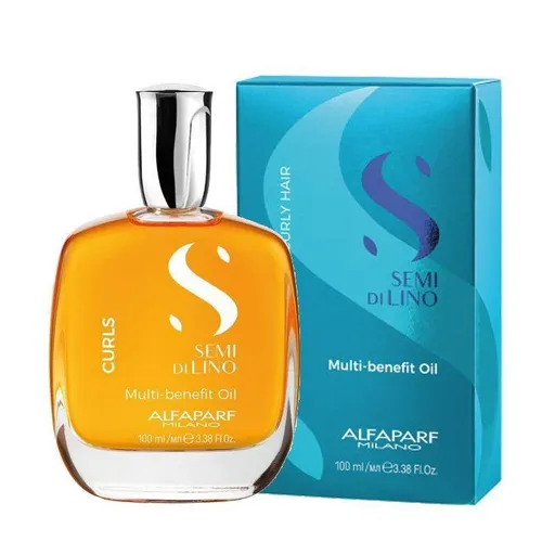 Alfaparf Semi Di Lino, Curls Multi-Benefit Oil (Wielofunkcyjny olejek do włosów kręconych)