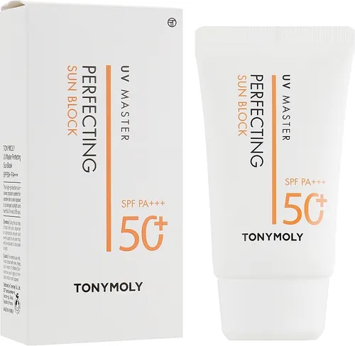 Tony Moly UV Master, Perfecting Sun Block SPF50+ PA+++ (Krem z filtrem przeciwsłonecznym)