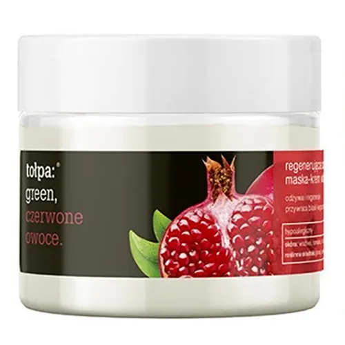 Tołpa Green, Czerwone owoce, Regenerująca całonocna maska witalizująca [Green Red Fruits, Witalizacja, Regenerująca całonocna maska-krem witalizująca] - 2
