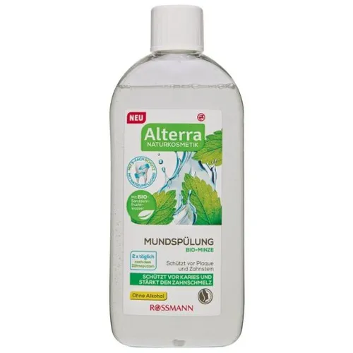Alterra Mundspulung Bio-Minze (Miętowy płyn do płukania jamy ustnej)