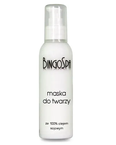 BingoSpa Maska do twarzy ze 100% olejem sojowym