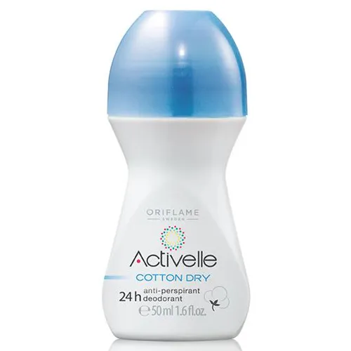 Oriflame Activelle, Cotton Dry, Anti - Perspirant Deodorant 24h (Dezodorant antyperspiracyjny w kulce)