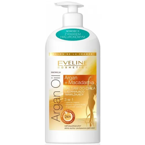 Eveline Cosmetics Argan Oil, Balsam ujędrniająco-nawilżający 3 w 1 ` Argan + macadamia` - 2