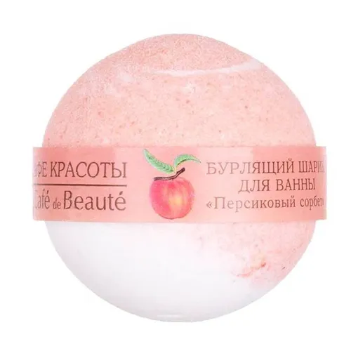 Le Cafe de Beaute Musująca kula do kąpieli `Brzoskwiniowy sorbet`