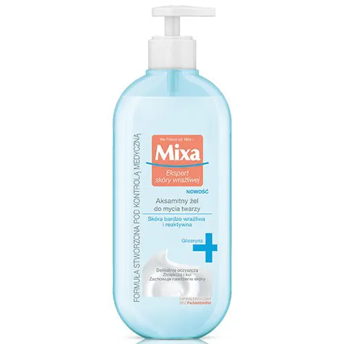 Mixa Aksamitny żel do mycia twarzy - 2