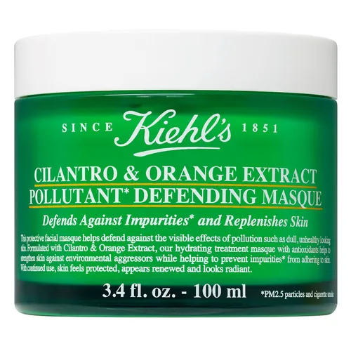 Kiehl's Cilantro & Orange Extract Pollutant Defending Masque (Maseczka do twarzy o właściwościach ochronnych z ekstraktem z kolendry i pomarańczy)