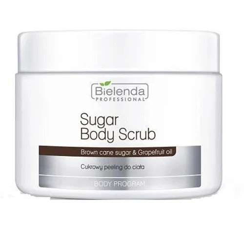 Bielenda Professional Sugar Body Scrub Brown Cane Sugar & Grapefruit Oil (Cukrowy peeling do ciała)