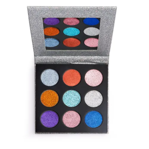 Revolution Beauty (Makeup Revolution) Pressed Glitter Palette Illusion (Paleta prasowanych brokatów)
