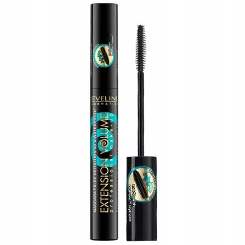 Eveline Cosmetics Extension Volume, False Definition 4D & Waterproof Mascara (Wodoodporny tusz do rzęs)