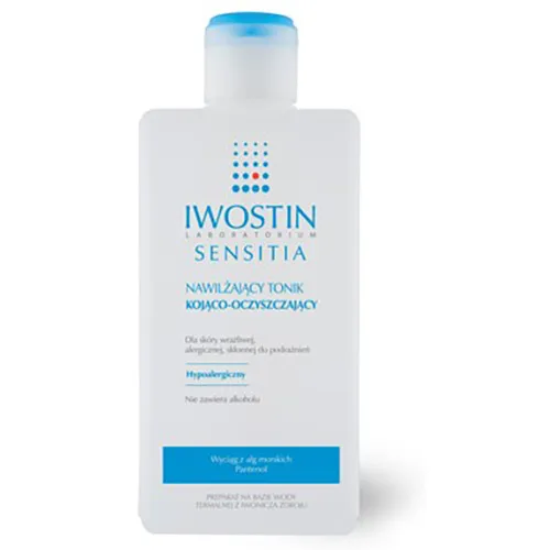 Iwostin Sensitia, Nawilżający tonik kojąco - oczyszczający