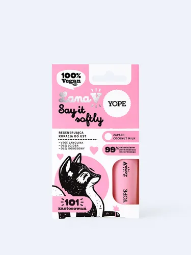 Yope Lana V, Regenerująca kuracja do ust `Say It Softly` - 2