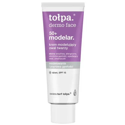 Tołpa Dermo Face, 50+ Modelar, Krem modelujący owal twarzy na dzień ze SPF 15 (nowa wersja)