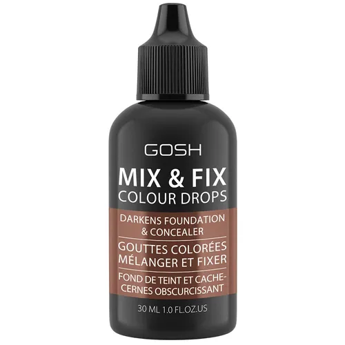 Gosh Mix & Fix, Colour Drops, Darkens Foundation & Concealer (Mixer do przyciemniania podkładu)
