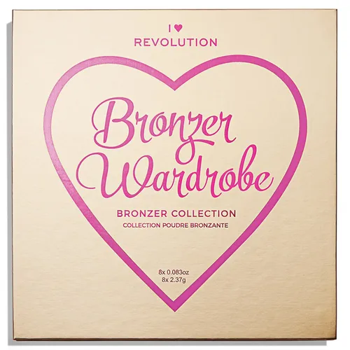 I Heart Makeup I Heart Revolution, Bronzer Wardrobe (Paleta bronzerów) - 2
