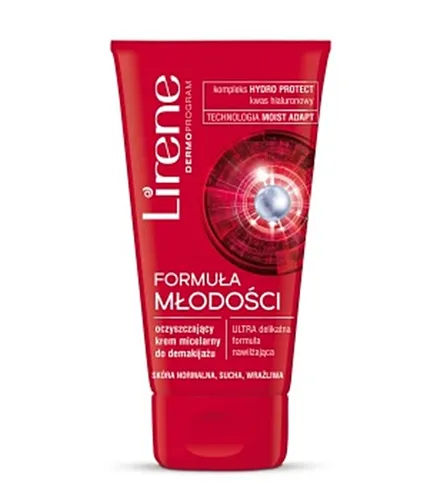 Lirene Dermoprogram Formuła Młodości, Oczyszczający krem micelarny do demakijażu