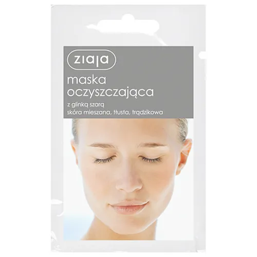 Ziaja Maska oczyszczająca kaolinowa z glinką szarą