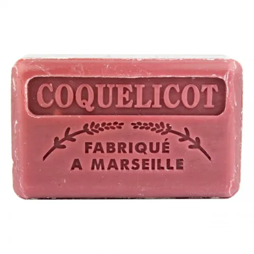 Fabrique a Marseille Coquelicot Savon de Marseille (Mydło marsylskie z masłem Shea `Mak polny`)