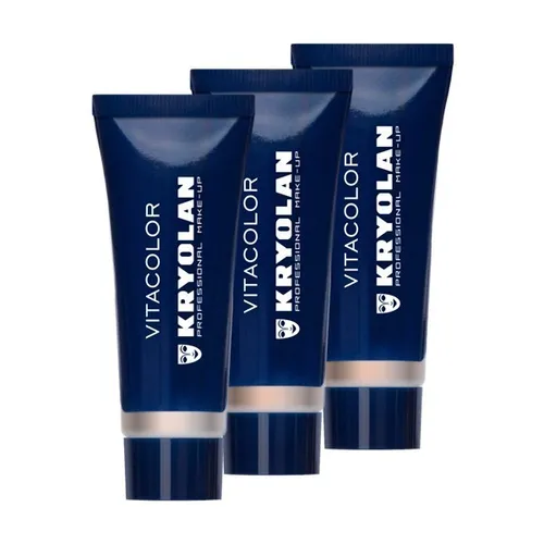 Kryolan Vitacolor Cream Foundation With High Covering Powder (Mocno kryjący podkład)