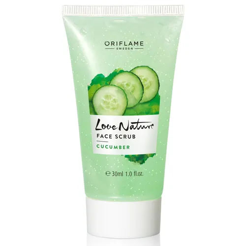 Oriflame Love Nature, Face Scrub Cucumber (Scrub do twarzy z ogórkiem)