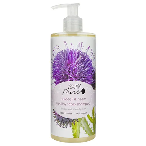 100% Pure Burdock & Neem, Healthy Scalp Shampoo (Szampon kojący) - 2