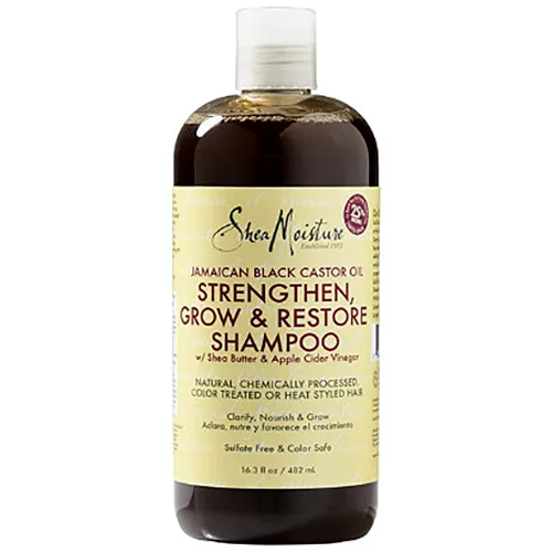 Shea Moisture Jamaican Black Castor Oil Strenghten & Restore Shampoo (Szampon z olejkiem rycynowym)