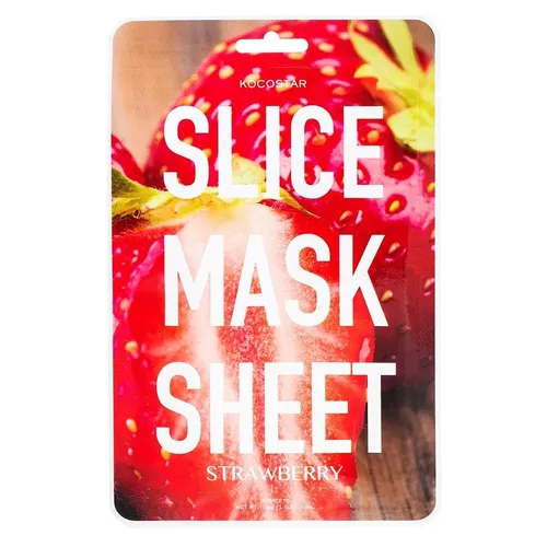 Kocostar Slice Mask Sheet Strawberry (Maska w plastrach `Truskawka`)