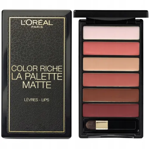 L'Oreal Paris Color Riche, La Palette Mate Nude (Paletka matowych pomadek do ust)
