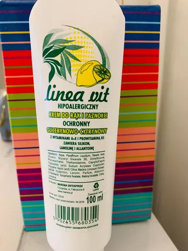 Linea Vit Hipoalergiczny krem do rąk i paznokci glicerynowo-cytrynowy