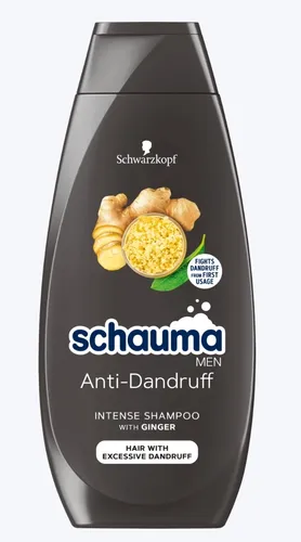 Schauma Men, Anti-Dandruff, Szampon przeciwłupieżowy z ekstraktem z imbiru i piroktonem olaminy