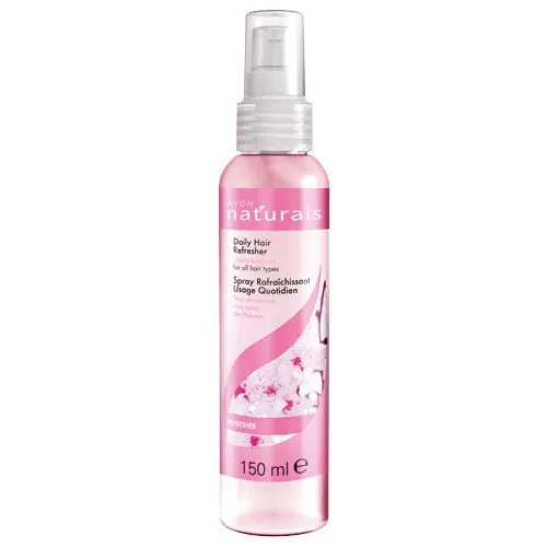 Avon Naturals, Cherry Blossom, Daily Hair Refresher (Odżywcza mgiełka do każdego rodzaju włosów `Kwiat wiśni`)