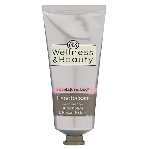 Wellness & Beauty Handbalsam mit Sinnlicher Kirschblüte & Rosen-Extrakt (Balsam do rąk `Wiśnia i róża')