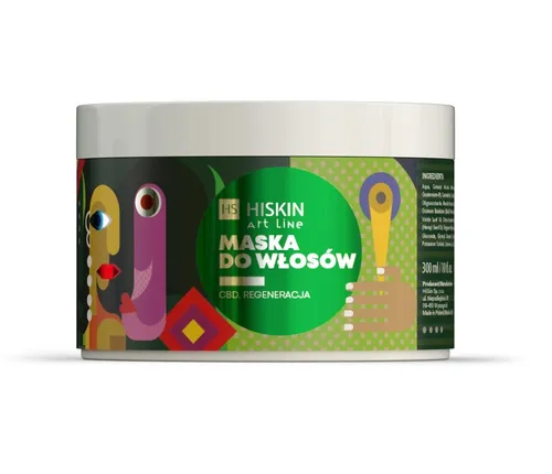 Hiskin Art Line, Maska do włosów `CBD - Regeneracja`