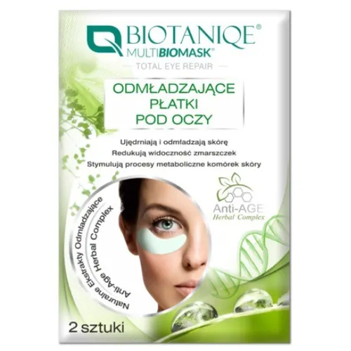 Biotaniqe Multi Biomask, Odmładzające płatki pod oczy