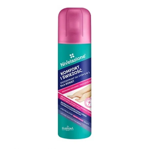 Nivelazione Dezodorant do stóp dla kobiet 4 w 1 `Komfort i świeżość` - 1