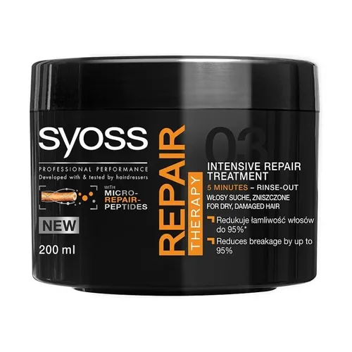 Syoss Repair Therapy, Intensive Repair Treatment (Maseczka intensywnie regenerująca)