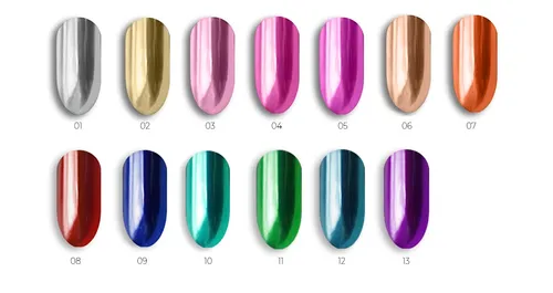 Modena Nails Professional Pyłek do paznokci `Let's Shine` (różne rodzaje) - 2