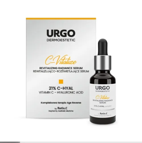 URGO Dermoestetic C-Vitalize, Revitalizing Serum 21% C-HYAL (Serum rewitalizująco-rozświetlające)