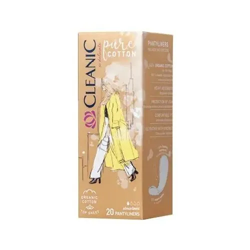 Cleanic Pure Cotton Pantyliners (Wkładki higieniczne z bawełny organicznej)