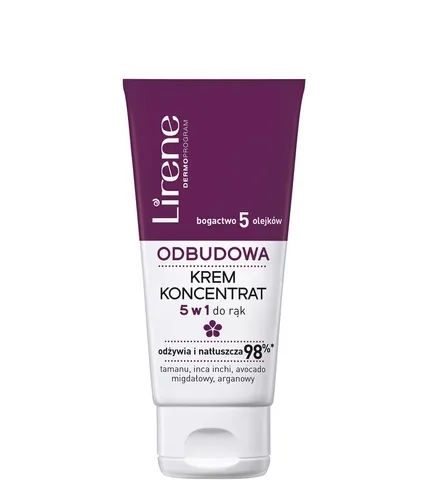 Lirene Dermoprogram Krem koncentrat 5 w 1 do rąk `Odbudowa`
