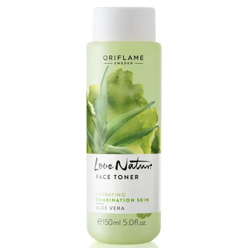 Oriflame Love Nature, Hydrating Face Toner Aloe Vera (Tonik do twarzy z aloesem)