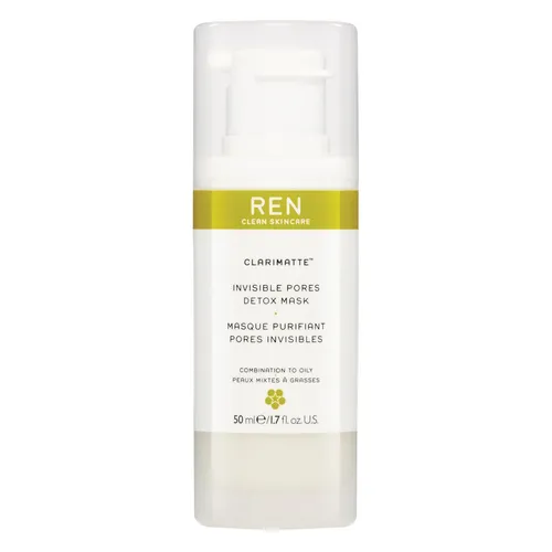 REN Clarimatte, Invisible Pores Detox Mask (Głęboko oczyszczająca maska glinkowa)