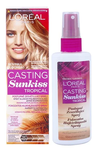 L'Oreal Paris Casting Sunkiss Tropical, Spray rozjaśniający do włosów naturalnych