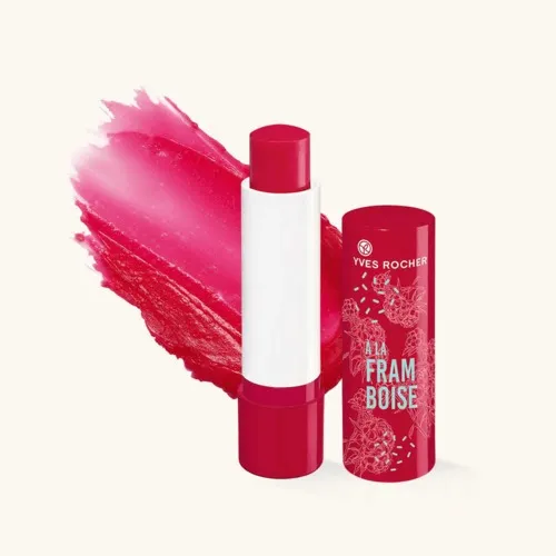 Yves Rocher Plaisirs Nature, A La Framboise Baume Levres (Balsam do ust `Malina`) - 2