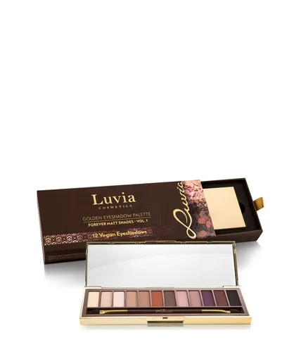 Luvia Cosmetics Golden Forever Matt Shades Vol.1 Eyeshadow Palette (Paleta 12 cieni do powiek) - 3